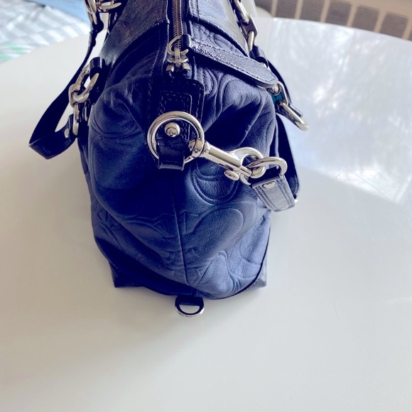 Coach Navy Bag (hand & shoulder) - Picture 5 of 6